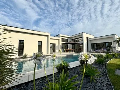 Villa contemporaine, expertise bâtiment Batimium